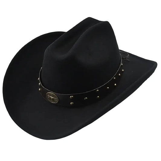 Black Western Hat NLS-248