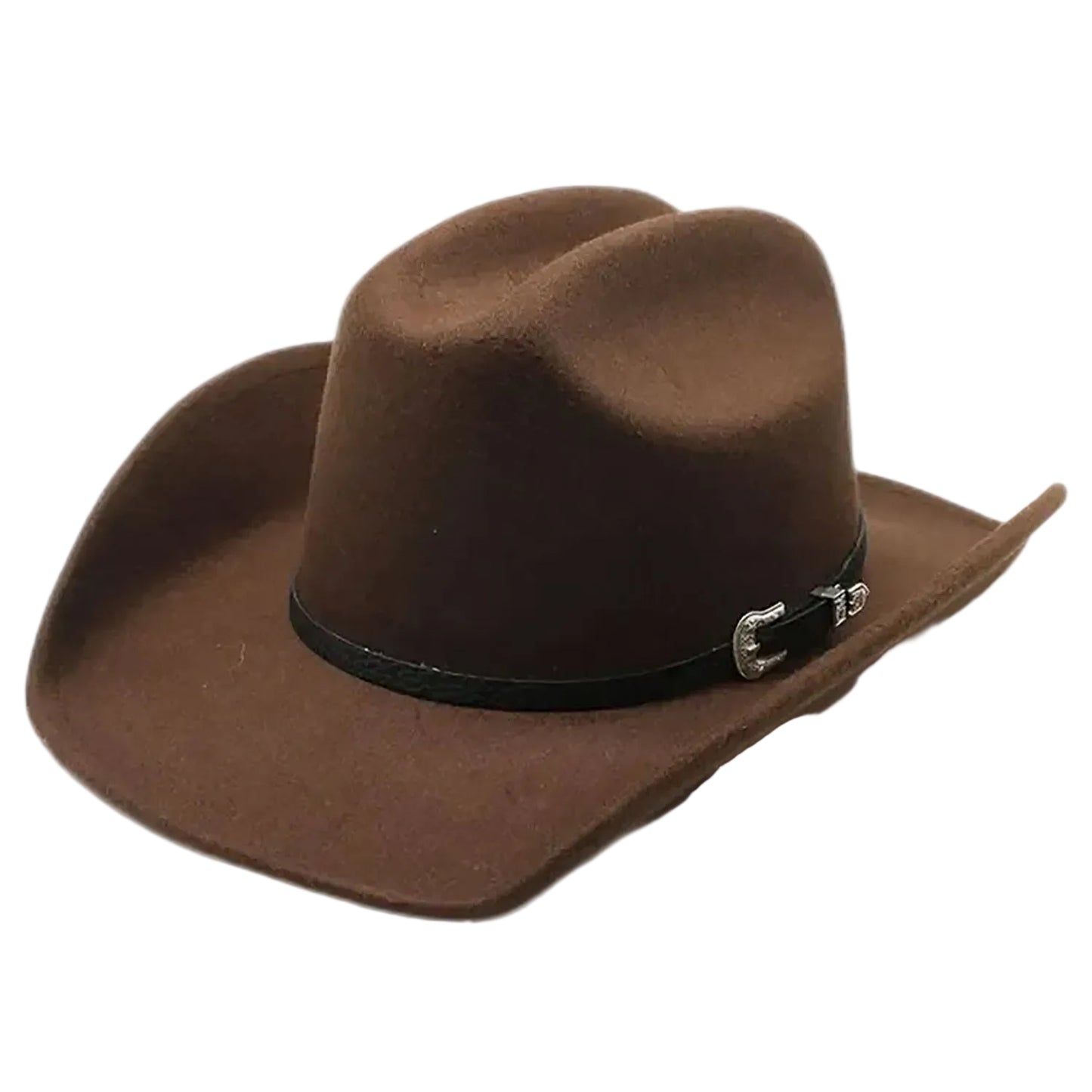Brown Felt Cowboy Hat NLS-243