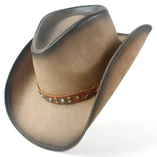 Brown Premium Cowboy Hat NLS-214