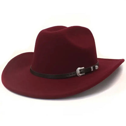 Burgundy Cowboy Hat NLS-239