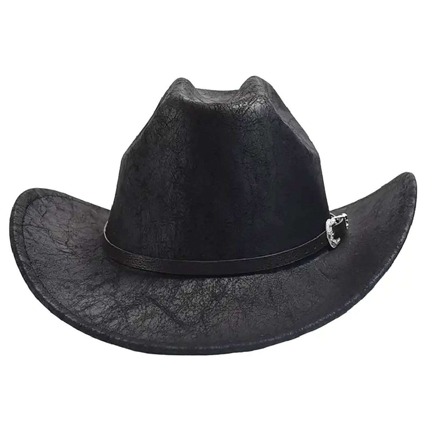 Faux Leather Cowboy Hat NLS-232