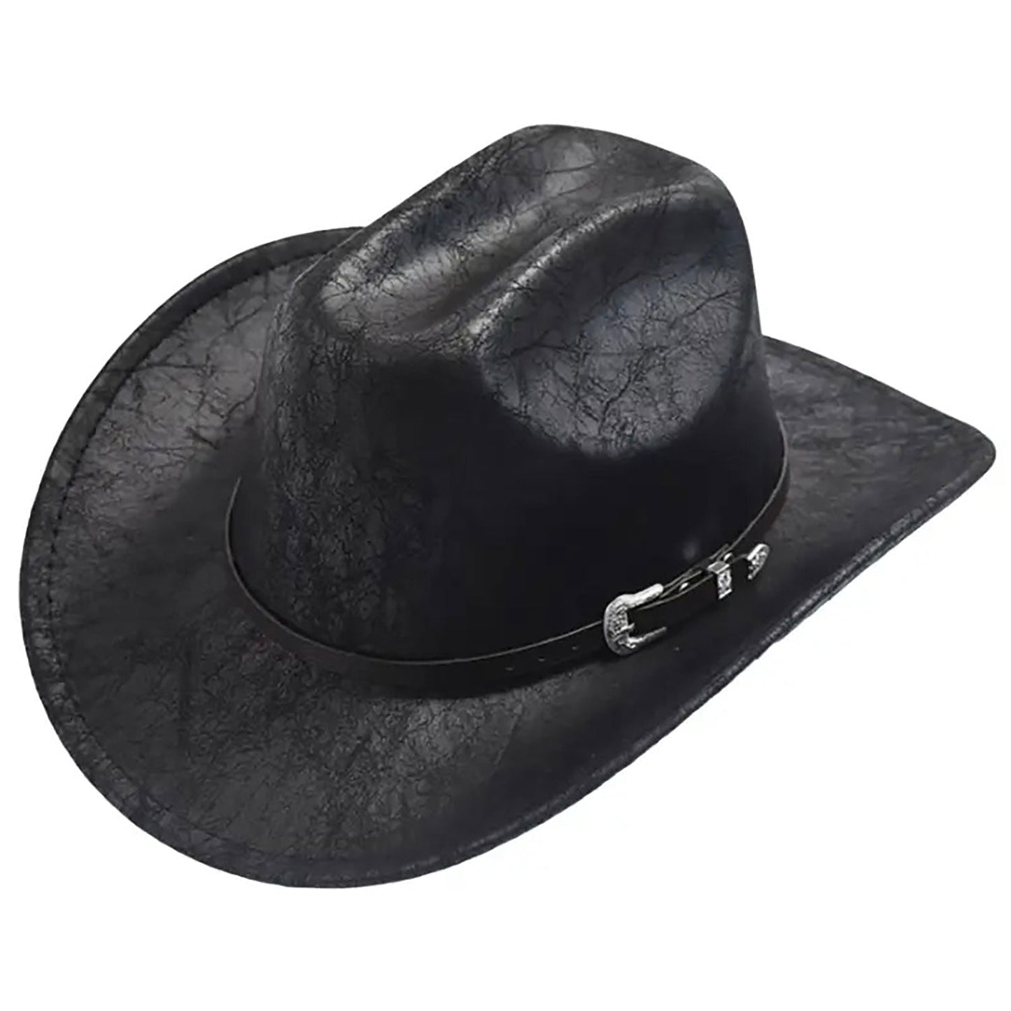 Faux Leather Cowboy Hat NLS-232