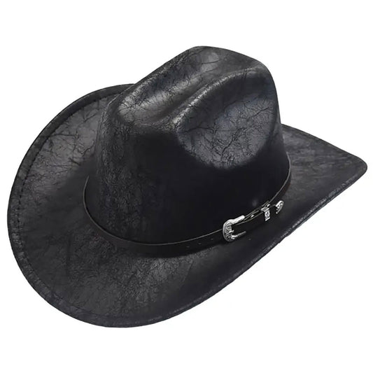 Faux Leather Cowboy Hat NLS-232
