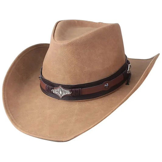 Leather Cowboy Hat NLS-222