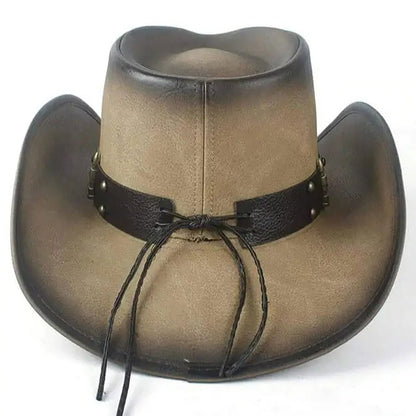 Leather Cowboy Hat for Men NLS-221