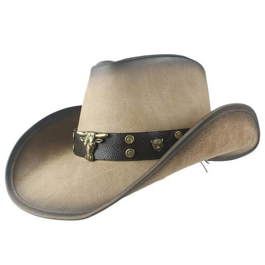 Leather Western Hat NLS-220