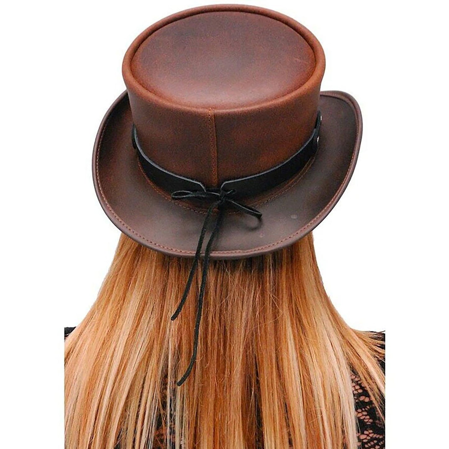 Steampunk Deadman Hat El Dorado Buffalo 5 Cent Band Biker Leather Hat NLS-262