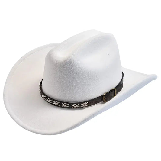 White Western Hat NLS-202